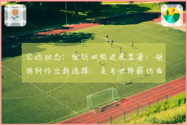 宏远动态：徐昕回购进展显著，胡明轩作出新选择，麦考尔降薪仍面临离队解困